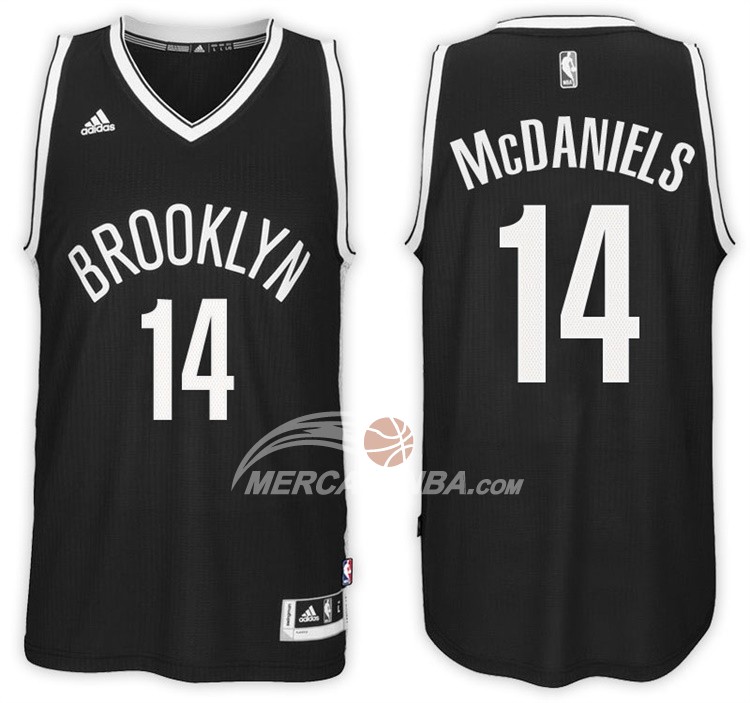 Maglia NBA McDaniels Brooklyn Nets Negro